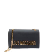 LOVE MOSCHINO BOLD LOVE Chain Torba na ramię Czarny - Torby damskie - 1