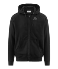 KAPPA LOGO Bluza z kapturem czarny - Bluzy męskie - 1