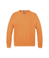 TOMMY HILFIGER TH KIDS Sweterek bawełniany dla niemowląt - Swetry dziecięce