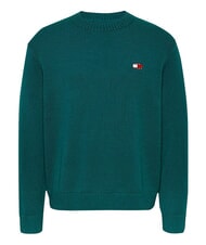 TOMMY HILFIGER TH JEANS  Sweter z okrągłym dekoltem głęboka woda morska - Koszulki męskie - 1