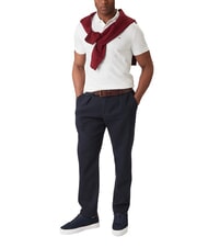 TOMMY HILFIGER TH Koszulka polo z kr&oacute;tkim rękawem i wstążką przy kołnierzyku - Polo męskie