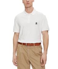 TOMMY HILFIGER TH Koszulka polo z kr&oacute;tkim rękawem biały - Polo męskie - 1