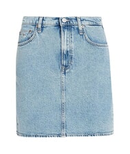 TOMMY HILFIGER TH JEANS Sp&oacute;dnica dżinsowa jasny denim - Sp&oacute;dnice damskie - 1