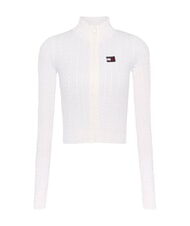 TOMMY HILFIGER TH JEANS Sweter z pełnym zamkiem błyskawicznym - Koszulki damskie