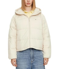 TOMMY HILFIGER TH JEANS Kurtka puchowa z kapturem - Kurtki puchowe damskie