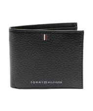TOMMY HILFIGER TH Portfel, sk&oacute;rzany uchwyt na karty - Portfele męskie