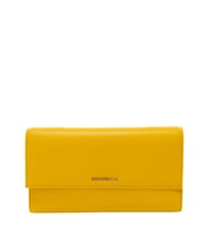 COCCINELLE METALLIC SOFT Sk&oacute;rzana kopert&oacute;wka z paskiem na ramię - Torby damskie