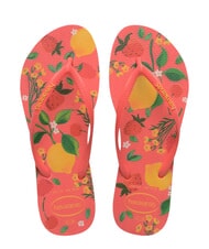 HAVAIANAS SLIM SUMMER BLISS Klapki - Buty damskie