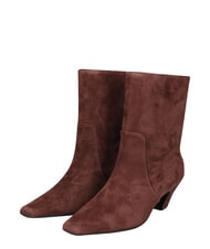 MARC ELLIS ME25 Botki na obcasie 5 cm, ze sk&oacute;ry - Buty damskie
