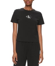 CALVIN KLEIN MONOLOGO BABY Koszulka z kr&oacute;tkim rękawem - Koszulki i topy damskie