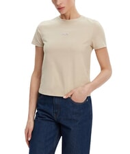 CALVIN KLEIN PLACED INSTITUTIONAL Koszulka z kr&oacute;tkim rękawem - Koszulki i topy damskie