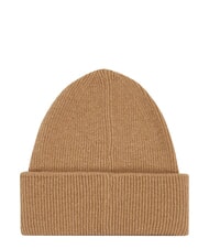 CALVIN KLEIN LEATHER PATCH Czapka wełniana - Włosy