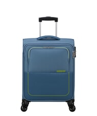 AMERICAN TOURISTER AIR WAVE W&oacute;zek na bagaż podręczny korona niebiesko-limonkowa - Bagaż podręczny - 1