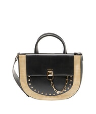 FURLA MISS MIMI Torebka z paskiem na ramię pustynia+czarny - Torby damskie - 1