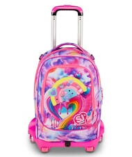 SJGANG JOYFUL PINS GIRL Plecak na k&oacute;łkach 3 w 1 - Plecaki z w&oacute;zkiem