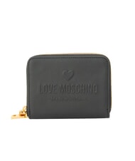 LOVE MOSCHINO LOVE EMBOSSED Portfel sk&oacute;rzany z miejscem na karty - Portfele damskie