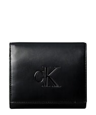CALVIN KLEIN BOLD CK Portfel na czarno - Portfele damskie - 1