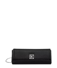 CALVIN KLEIN EMBLEM HW Kopert&oacute;wka, torba na ramię na czarno - Torby damskie - 1