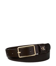 CALVIN KLEIN CLASSIC BUCKLE Pasek sk&oacute;rzany - Paski