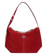 TOMMY HILFIGER TJW SLOUCHY Torba na ramię ze sk&oacute;ry zamszowej - Torby damskie