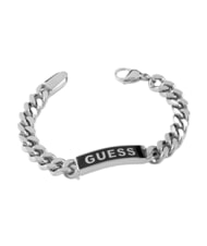 GUESS X POWER Bransoleta ze stali platerowanej stal nierdzewna/czarny - Bransoletki męskie - 1