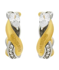 GUESS TWIST Kolczyki ze stali ż&oacute;łte złoto/rod - Kolczyki - 1