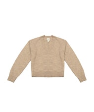 CALVIN KLEIN CK Sweter z dekoltem w serek blady wrzos amforowy - Koszulki damskie - 1