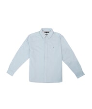 TOMMY HILFIGER TH Koszula bawełniana z długim rękawem przewiewny niebieski - Koszule męskie - 1