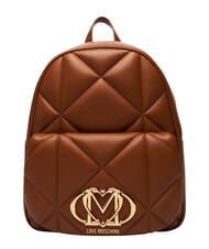 LOVE MOSCHINO EMBOSSED Plecak z kieszenią przednią - Torby damskie