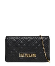 LOVE MOSCHINO SMART DAILY Kopert&oacute;wka z łańcuszkiem Czarny - Torby damskie - 1