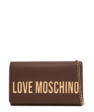 LOVE MOSCHINO SMART DAILY Mała torba na ramię czekolada2 - Torby damskie - 1