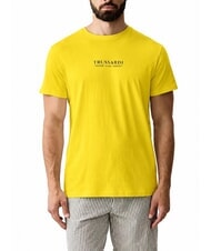 TRUSSARDI BASIC Koszulka bawełniana z kr&oacute;tkim rękawem - Koszulki męskie
