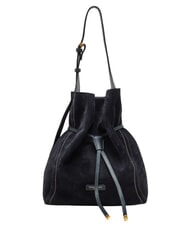GIANNI CHIARINI SIENNA Sk&oacute;rzana torba wiaderkowa, torba na ramię noc - Torby damskie - 1