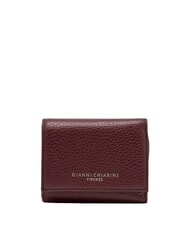 GIANNI CHIARINI WALLETS GRAIN Mały portfel ze sk&oacute;ry młotkowanej - Portfele damskie