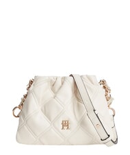 TOMMY HILFIGER TH FEMININE Torba na ramię miękki krem - Torby damskie - 1
