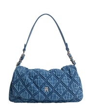 TOMMY HILFIGER TH FEMININE Dżinsowa torba na ramię drelich - Torby damskie - 1