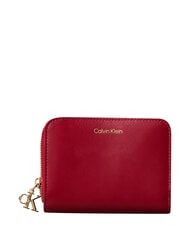 CALVIN KLEIN HARDWARE MONOGRAM Portfel sk&oacute;rzany - Portfele damskie