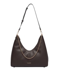 CALVIN KLEIN EMBLEM HW Torba na ramię pyszne/antyczne srebro - Torby damskie - 1