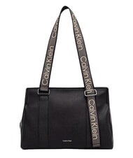 CALVIN KLEIN WEBBING Torba na ramię na czarno - Torby damskie - 1