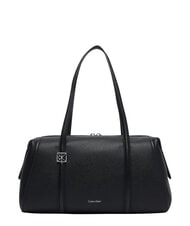 CALVIN KLEIN EMBLEM HW Torba na ramię na czarno - Torby damskie - 1