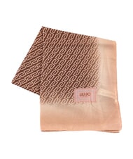 LIUJO LOGO Szalik z logo szczotka - Szaliki - 1