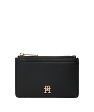 TOMMY HILFIGER TH ICON Portmonetka na karty / monety czarny - Portfele damskie - 1