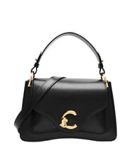 COCCINELLE C-ME CALF Torebka z paskiem na ramię Czarny - Torby damskie - 1