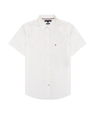 TOMMY HILFIGER TH CASUAL Koszula z kr&oacute;tkim rękawem klasyczna biel - Koszule męskie - 1