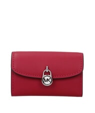 MICHAEL KORS LYRA Duży sk&oacute;rzany portfel ciemna malina - Portfele damskie - 1