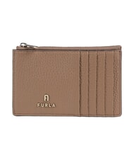 FURLA CAMELIA Płaski portfel sk&oacute;rzany toffi - Portfele damskie - 1