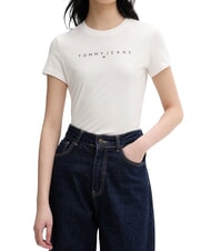 TOMMY HILFIGER SCRIPT LOGO Koszulka z kr&oacute;tkim rękawem - Koszulki i topy damskie