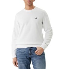 CALVIN KLEIN CKJ Bluza z okrągłym dekoltem jasnobiały - Bluzy męskie - 1