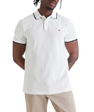 TOMMY HILFIGER TH Koszulka polo z bawełny regenerowanej biały - Polo męskie - 1