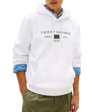 TOMMY HILFIGER TH Bluza z kapturem biały - Bluzy męskie - 1